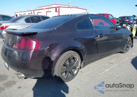 2004 Infiniti G35 z USA, uszkodzony, nr VIN JNKCV54E34M825450